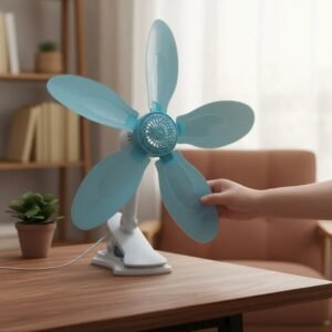 Ventilador Con Broche Pinza 5 Aspas