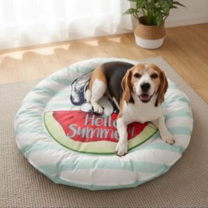 Manta Refrescante Para Perros Y Gatos Alfombra Fría Gel XL 80cm Diámetro