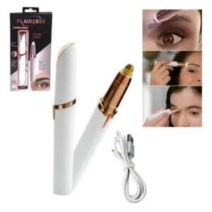 Depilador Facial Cejas Cuerpo Usb Sin Dolor Blanco