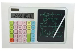Calculadora Escritorio Con Pizarra Led De Escritura