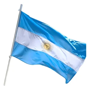 Bandera Argentina Celeste Blanca Con Sol De Mayo Argentina 180X120cm