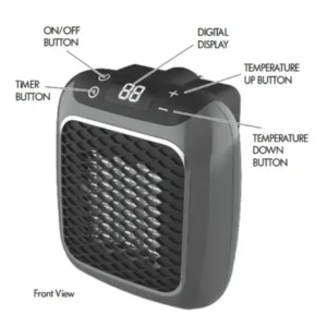 Calefactor Eléctrico Portátil Mini 400W Compacto Hogar