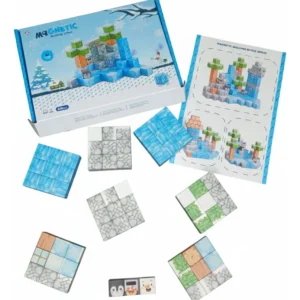 Cubos Magnéticos De Construcción Para Niños 66Pcs Tipo Minecraft