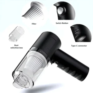 Mini Aspiradora Recargable 3 En 1