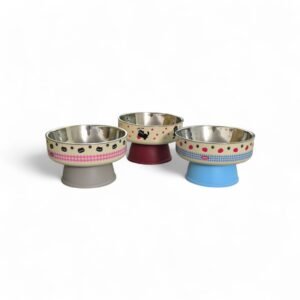 Plato Alto Para Mascotas Con Base Pequeño