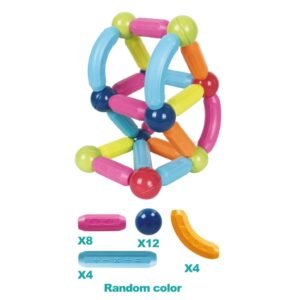 Juego De Bloques Magnéticos 48 Pcs