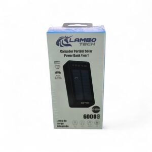 Cargador Portátil Solar Power Bank 4 En 1 6000mAh