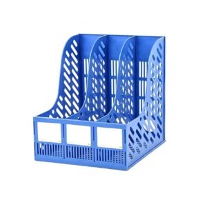Organizador De Carpeta De Plástico Con 3 Compartimientos