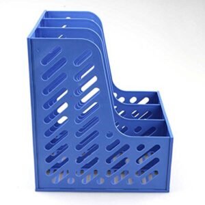 Organizador De Carpeta De Plástico Con 3 Compartimientos