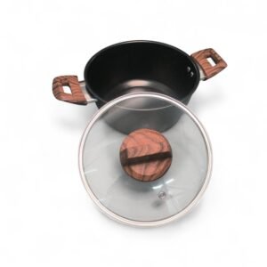 Set Ollas Antiadherentes 7 Piezas Tapas Vidrio Cocina