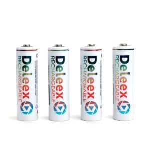 Pilas Recargables X4 AAA Deleex 1800mAm